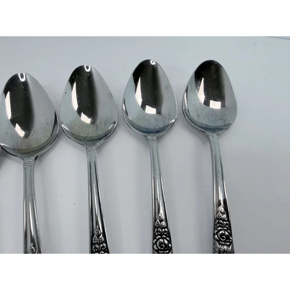 Versailles by MSI Japan Stainless Steel Set of 9 Oval Soup Spoons 7 3/8
